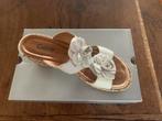 Dames slipper van Gabor. Wit, Wit, Gabor, Zo goed als nieuw, Sandalen of Muiltjes