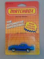 Matchbox Chevrolet Camaro IROC.    Blauw.  Matchbox 1986, Ophalen of Verzenden, Nieuw