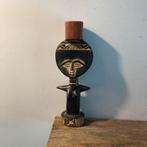 Ashanti Vruchtbaarheidsbeeld Houtsnijwerk Dubbelzijdig, Antiek en Kunst, Ophalen of Verzenden