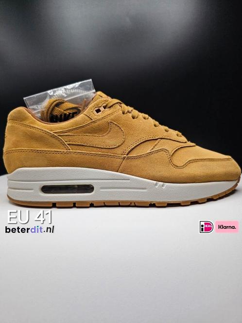 Nike Air Max 1 'Wheat (2018)' Maat: 41, Kleding | Heren, Schoenen, Zo goed als nieuw, Sneakers of Gympen, Bruin, Ophalen of Verzenden