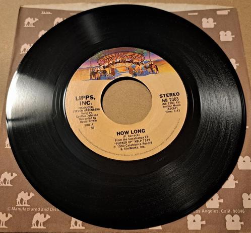 Lipps Inc. – How Long, Cd's en Dvd's, Vinyl Singles, Nieuw in verpakking, Single, Pop, 7 inch, Ophalen of Verzenden