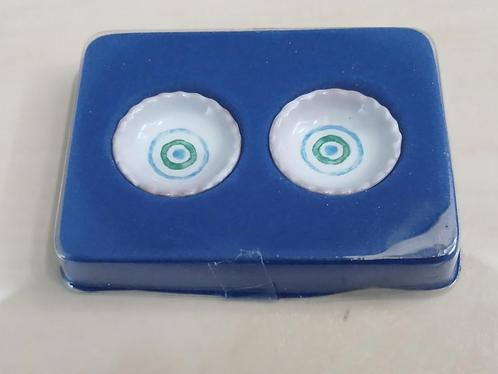 2 bordjes/schalen nieuw in verpakking schaal 1:12, Verzamelen, Poppenhuizen en Toebehoren, Nieuw, Poppenhuis, Ophalen of Verzenden