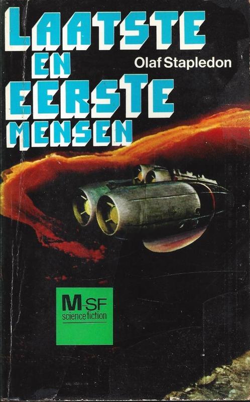 Olaf Stapledon - Laatste en eerste mensen - MSF82, Boeken, Science fiction, Gelezen, Ophalen of Verzenden