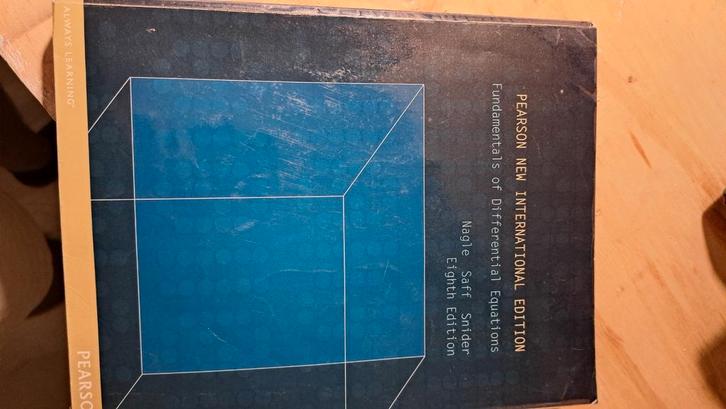 Fundamentals of Differential Equations - Nagle, Saff, Snider, Boeken, Studieboeken en Cursussen, Gelezen, WO, Beta, Ophalen of Verzenden