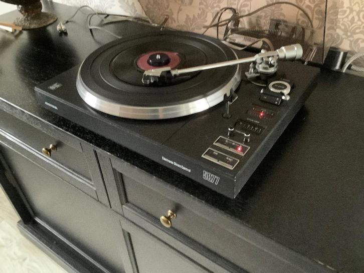 Philips877 semi auto met Philips GP401 gereviseerd Garantie, Audio, Tv en Foto, Platenspelers, Refurbished, Platenspeler, Philips