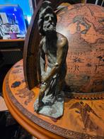 Antiek romeins beeld in brons Philopoemen, Ophalen of Verzenden, Zo goed als nieuw, Beeldje of Buste