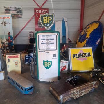 Reclame items lichtbakken Vintage gevraagd  beschikbaar voor biedingen