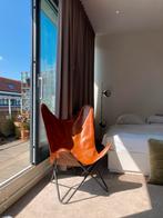 Vlinderstoel, Ophalen, Overige materialen, Vlinderstoel leerlook, Bruin