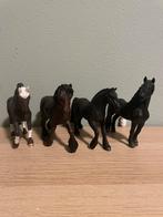 Schleich friezen (Mogen los weg!), Verzamelen, Dierenverzamelingen, Ophalen of Verzenden, Zo goed als nieuw, Paard, Beeldje of Figuurtje