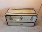 Vintage  reiskoffer / vliegtuigkoffer / transportkist "50, Huis en Inrichting, Woonaccessoires | Kisten, Ophalen, Gebruikt, 100 tot 150 cm
