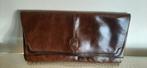 Cognac kleurige Clutch Etienne Aignes, Sieraden, Tassen en Uiterlijk, Tassen | Damestassen, Ophalen of Verzenden, Zo goed als nieuw
