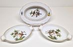 Herend opengewerkt mandje & asbakjes Rothschild Bird decor., Antiek en Kunst, Ophalen of Verzenden