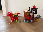 Vtech Vrolijke Vriendjes Piratenboot & Draak - Nieuwstaat!, Kinderen en Baby's, Speelgoed | Vtech, Ophalen, Zo goed als nieuw