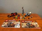 Lego 70667 - Ninjago - Kai's Blade Cycle & Zane's Snowmobile, Complete set, Gebruikt, Ophalen of Verzenden, Lego