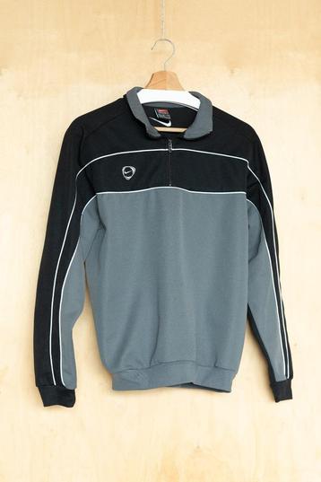 Nike jasje trainingsjacket zwart met grijs mt 176