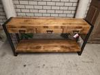 Industriële Sidetable, Huis en Inrichting, Tafels | Sidetables, Ophalen, ?, Zo goed als nieuw, INDUSTRIEEL