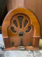 Houten oude radio, Ophalen
