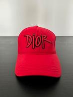 Dior rode cap met zwart logo – verstelbaar, Nieuw, Pet, Dior, One size fits all