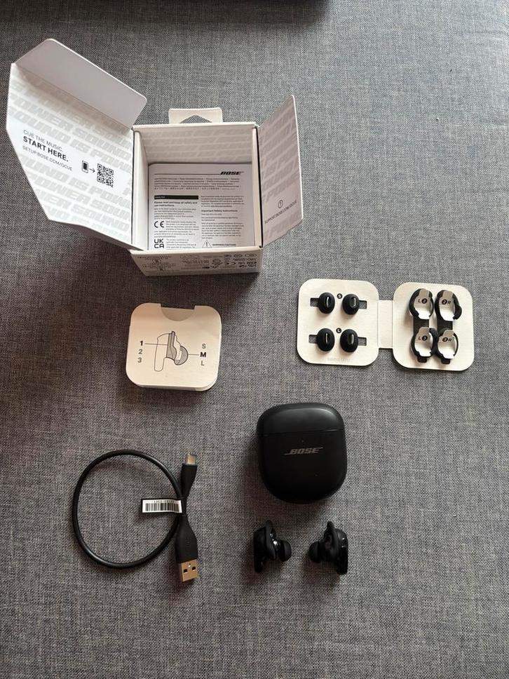 Bose QuietComfort Ultra Earbuds - ZGAN, Audio, Tv en Foto, Koptelefoons, Zo goed als nieuw, Op oor (supra aural), Overige merken