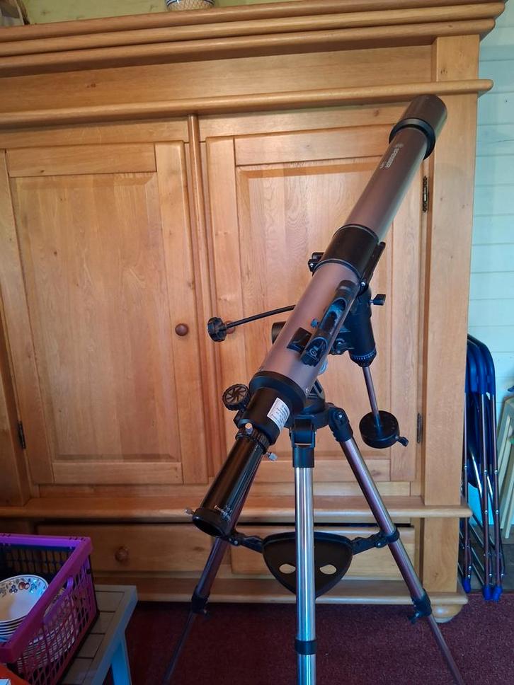 Telescoop Set: Marquant & Bresser Lykra - Nieuwstaat, Audio, Tv en Foto, Optische apparatuur | Telescopen, Zo goed als nieuw, Lenzentelescoop (refractor)