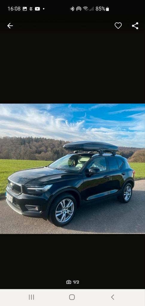 Dakkoffer Volvo Dynamic  Space design Black glossy, Auto diversen, Dakkoffers, Zo goed als nieuw, Ophalen