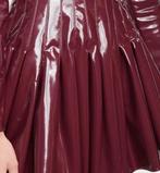 Donker Rode Lak Rok maat M, Kleding | Dames, Verzenden, Zo goed als nieuw, Rood, Overige typen
