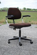 Vintage Bureaustoel bruin Markant, Ophalen, Gebruikt, Bruin, Nvt