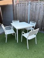 Set: Emu Star tafel + 4 Emu Urban stoelen, Ophalen, 4 zitplaatsen, Gebruikt, Eettafel