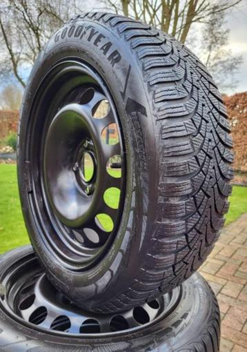 4 Winterbanden 4x108 15 inch 6mm Peugeot Citroen (154) beschikbaar voor biedingen