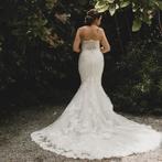 Strapless mermaid trouwjurk maat 40, Ophalen of Verzenden, Zo goed als nieuw, Wit, Trouwjurk