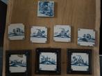 Antieke Delfts blauwe tegeltjes., Antiek en Kunst, Ophalen