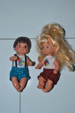 2 oude poppetjes, 12cm, Ophalen of Verzenden, Gebruikt