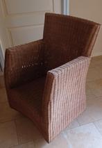 Rieten Stoel - Comfortabel en Stijlvol!, Ophalen, Gebruikt, Bruin, Riet of Rotan