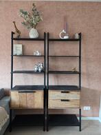 Kasten (wandrek) industrieel DTP Home, Ophalen, Teakhout, 50 tot 100 cm, Zo goed als nieuw