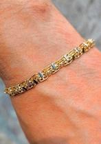 14k Gouden Magnum Armband | 8,2 gram, Ophalen of Verzenden, Zo goed als nieuw, Goud