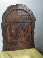 8702) grote wanddecoratie   slager  57x37x3,5 cm, Ophalen of Verzenden, Zo goed als nieuw