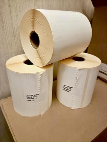 300 Zebra compatible labels 102x150mm (10x15cm) beschikbaar voor biedingen