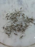 Antiek zilveren oorbel haakjes 20mm 72 stuks, Ophalen of Verzenden, Nieuw, Overige typen