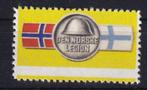 C144) WO2 Duitse bez Noors legioen geen gom/garantie, Postzegels en Munten, Duitse Keizerrijk, Verzenden, Postfris