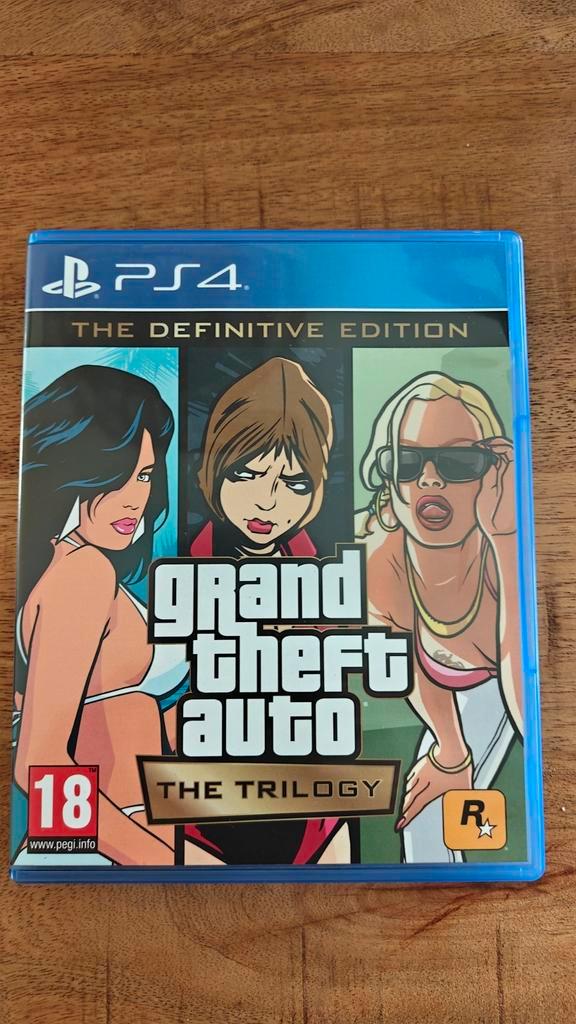 Grand Theft Auto: The Trilogy – The Definitive Edition, Spelcomputers en Games, Games | Sony PlayStation 4, Zo goed als nieuw