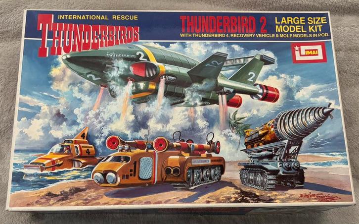 Thunderbirds Bouwpakket Thunderbird 2 van Imai. Nieuw!, Verzamelen, Film en Tv, Nieuw, Tv, Beeldje, Replica of Model, Ophalen of Verzenden