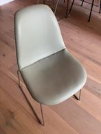 Leren Kubikoff stoelen - grijs - 6stuks, Huis en Inrichting, Ophalen, Zo goed als nieuw, Grijs, Vijf, Zes of meer stoelen