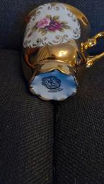 Bavaria Gouden Kopje met Rozen, Antiek en Kunst, Ophalen of Verzenden