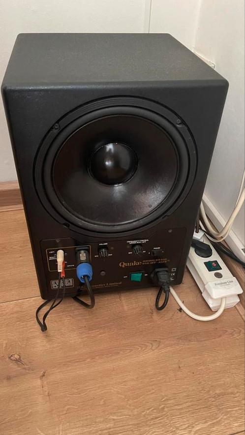 REL Quake subwoofer, Audio, Tv en Foto, Luidsprekers, Gebruikt, Subwoofer, 60 tot 120 watt, Overige merken, Ophalen