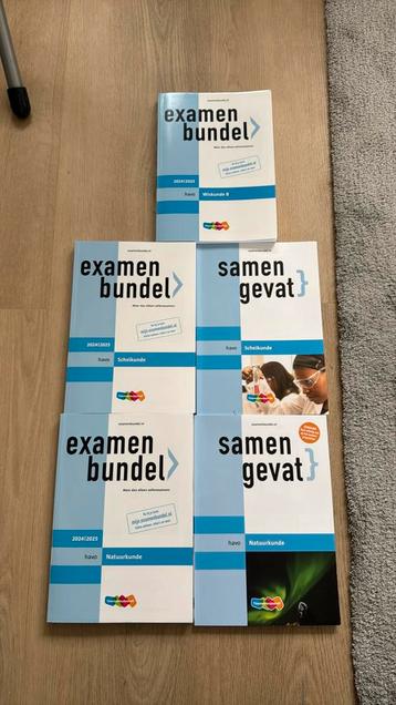 Examenbundels Wisk. B, Nat. en Scheikunde 24/25 beschikbaar voor biedingen
