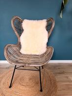 Fauteuil Bali egg chair rotan, Huis en Inrichting, Fauteuils, Riet of Rotan, Minder dan 75 cm, Zo goed als nieuw, 50 tot 75 cm