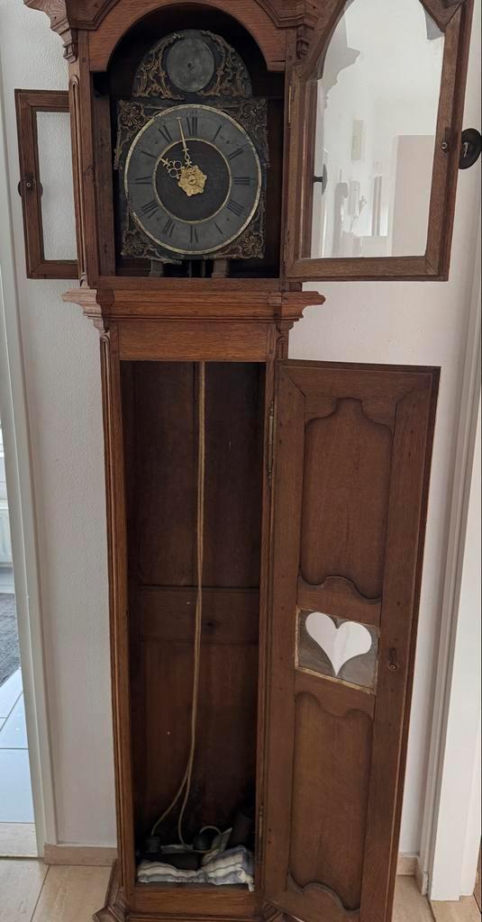 Antieke Staande Klok - Restauratie Nodig, Antiek en Kunst, Antiek | Klokken, Ophalen of Verzenden