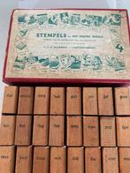 Stempels , bij een nieuwe wereld, Hobby en Vrije tijd, Stempelen, Ophalen of Verzenden, Gebruikt, Houten stempel