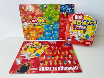 Stikeez met opbergmap en spelbord 2x / Dirk van den Broek beschikbaar voor biedingen