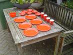 rood kampeerservies, Caravans en Kamperen, Kampeeraccessoires, Ophalen of Verzenden